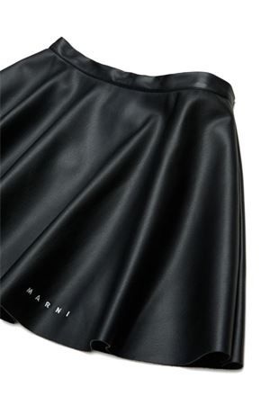 gonna in poliestere nero MARNI KIDS | M01508M00W20M900